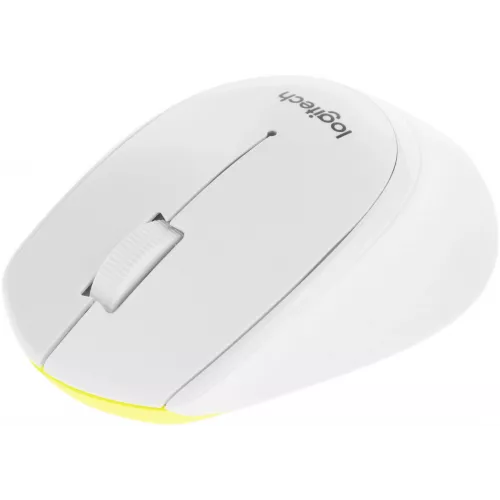 Мышь Logitech M330 Silent Plus белый оптическая 1000dpi silent беспров. USB 2but (910-004926)