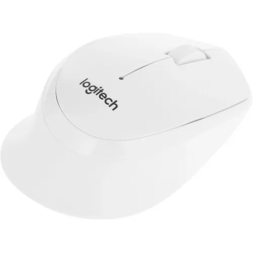 Мышь Logitech M330 Silent Plus белый оптическая 1000dpi silent беспров. USB 2but (910-004926)