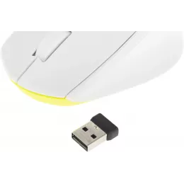 Мышь Logitech M330 Silent Plus белый оптическая 1000dpi silent беспров. USB 2but (910-004926)
