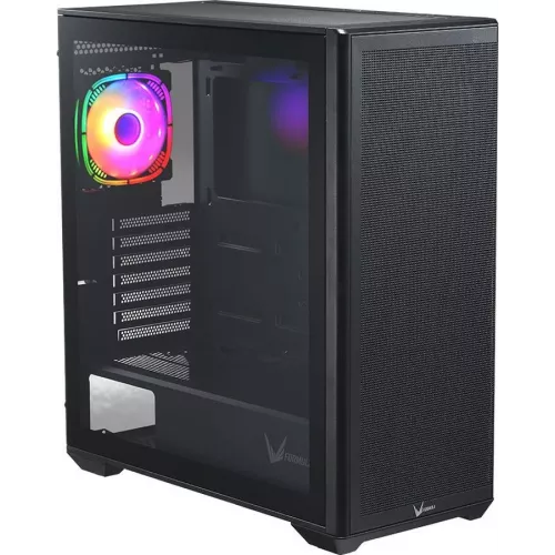 Корпус Formula Air Power G5 Plus черный без БП ATX 2xUSB2.0 audio bott PSU
