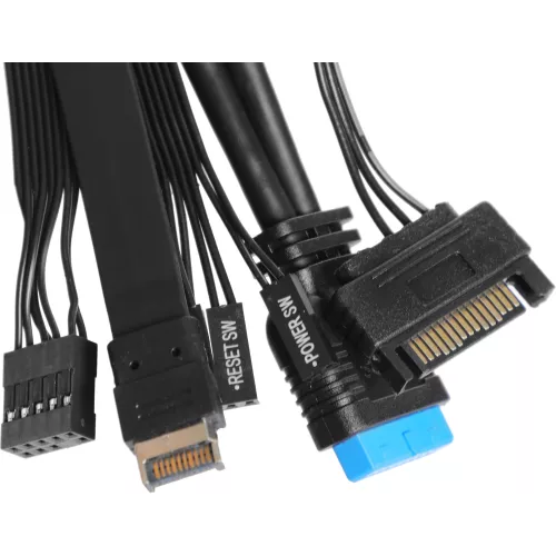 Корпус Formula Air Power G5 Plus черный без БП ATX 2xUSB2.0 audio bott PSU