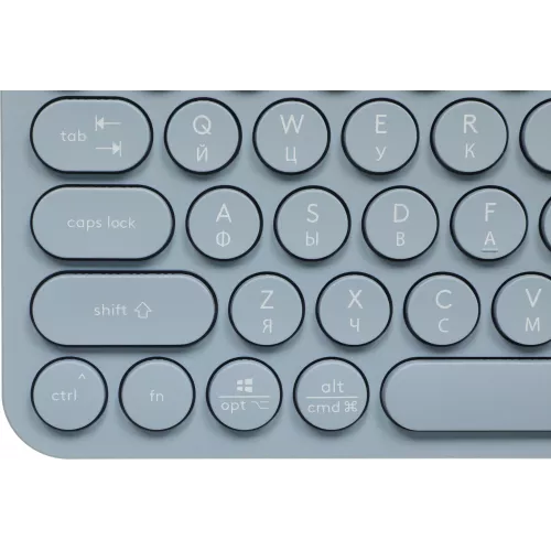 Клавиатура + мышь A4Tech Fstyler FG3200 Air клав:синий мышь:синий USB беспроводная slim Multimedia
