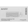 Клавиатура + мышь A4Tech Fstyler FG3200 Air клав:синий мышь:синий USB беспроводная slim Multimedia