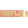 Клавиатура + мышь Acer OCC205 клав:розовый/бежевый мышь:розовый/бежевый USB беспроводная slim Multimedia (ZL.ACCEE.00F)