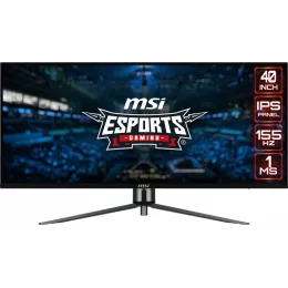 Монитор MSI 40" MAG401QR черный IPS LED 1ms 21:9 HDMI матовая 400cd 178гр/178гр 3440x1440 155Hz DP UW USB 8.4кг