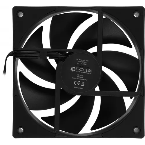 Вентилятор для корпуса ID-Cooling AF-125-K 120х120x25 черный 4-pin 30дБ Ret