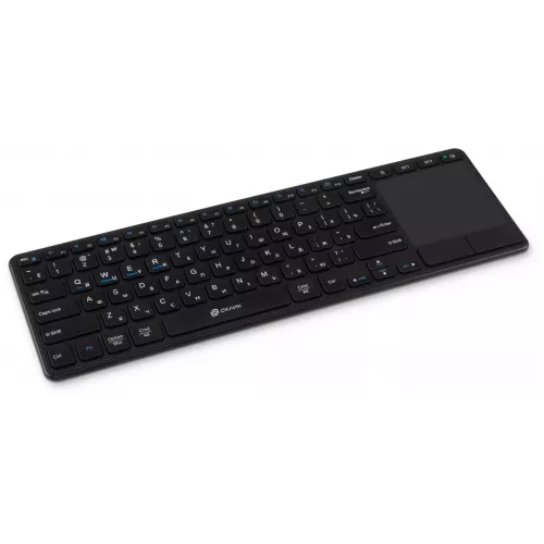 Клавиатура Оклик K614W черный USB беспроводная slim Multimedia Touch (1979327)