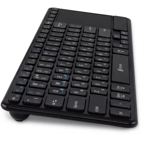 Клавиатура Оклик K614W черный USB беспроводная slim Multimedia Touch (1979327)