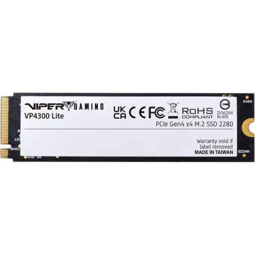 Накопитель SSD Patriot PCIe 4.0 x4 500GB VP4300L500GM28H Viper VP4300 Lite M.2 2280