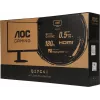 Монитор AOC 27" Q27G4X черный IPS LED 0.5ms 16:9 HDMI матовая HAS Piv 450cd 178гр/178гр 2560x1440 180Hz G-Sync FreeSync Premium DP 2K 5.29кг