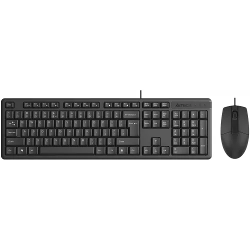 Клавиатура + мышь A4Tech KR-3330 клав:черный мышь:черный USB