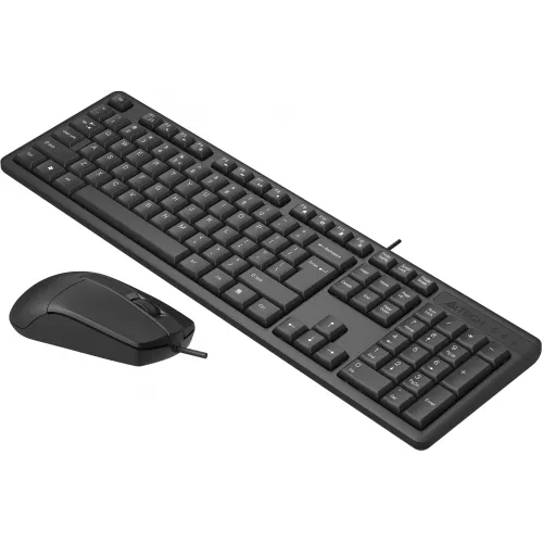 Клавиатура + мышь A4Tech KR-3330 клав:черный мышь:черный USB