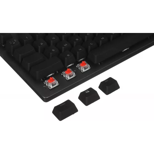 Клавиатура Logitech G512 Carbon Red Linear механическая черный USB Multimedia for gamer LED (920-009374)