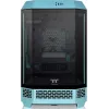 Корпус Thermaltake The Tower 300 Turquoise голубой без БП mATX 8x120mm 6x140mm 2xUSB3.0 audio bott PSU