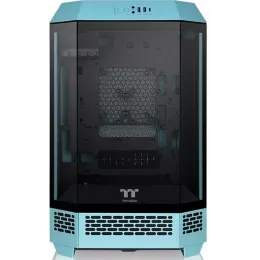 Корпус Thermaltake The Tower 300 Turquoise голубой без БП mATX 8x120mm 6x140mm 2xUSB3.0 audio bott PSU