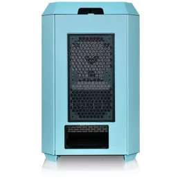 Корпус Thermaltake The Tower 300 Turquoise голубой без БП mATX 8x120mm 6x140mm 2xUSB3.0 audio bott PSU