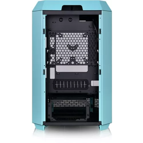 Корпус Thermaltake The Tower 300 Turquoise голубой без БП mATX 8x120mm 6x140mm 2xUSB3.0 audio bott PSU