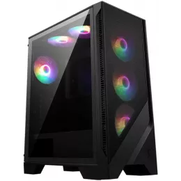 Корпус MSI MAG Forge 120A черный без БП ATX 2x120mm 2xUSB3.0 audio bott PSU