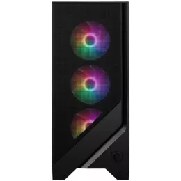 Корпус MSI MAG Forge 120A черный без БП ATX 2x120mm 2xUSB3.0 audio bott PSU