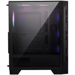 Корпус MSI MAG Forge 120A черный без БП ATX 2x120mm 2xUSB3.0 audio bott PSU
