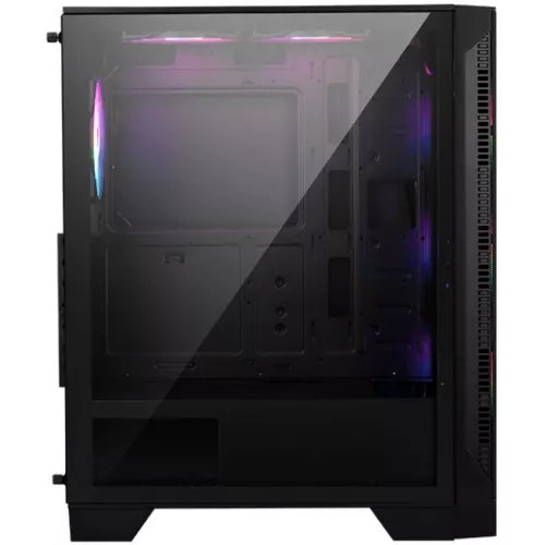 Корпус MSI MAG Forge 120A черный без БП ATX 2x120mm 2xUSB3.0 audio bott PSU