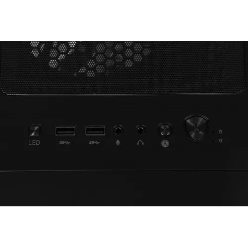 Корпус MSI MAG Forge 120A черный без БП ATX 2x120mm 2xUSB3.0 audio bott PSU