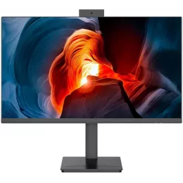 Монитор NPC 27" MF2712-B черный IPS LED 4ms 16:9 HDMI M/M Cam матовая HAS Piv 1000:1 300cd 178гр/178гр 1920x1080 100Hz G-Sync FreeSync VGA DP FHD USB 7.9кг