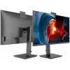 Монитор NPC 27" MF2712-B черный IPS LED 4ms 16:9 HDMI M/M Cam матовая HAS Piv 1000:1 300cd 178гр/178гр 1920x1080 100Hz G-Sync FreeSync VGA DP FHD USB 7.9кг