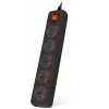 Сетевой фильтр Buro 500UNH-1.8-BG 1.8м (5 розеток) черный/серый (коробка)