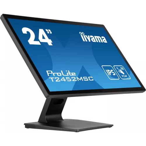 Монитор Iiyama 23.8" ProLite T2452MSC-B1 черный IPS LED 14ms 16:9 HDMI M/M матовая 400cd 178гр/178гр 1920x1080 60Hz DP FHD USB Touch 5.6кг