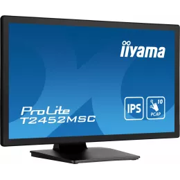 Монитор Iiyama 23.8" ProLite T2452MSC-B1 черный IPS LED 14ms 16:9 HDMI M/M матовая 400cd 178гр/178гр 1920x1080 60Hz DP FHD USB Touch 5.6кг
