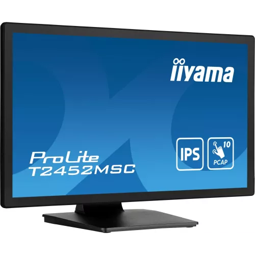 Монитор Iiyama 23.8" ProLite T2452MSC-B1 черный IPS LED 14ms 16:9 HDMI M/M матовая 400cd 178гр/178гр 1920x1080 60Hz DP FHD USB Touch 5.6кг