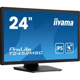 Монитор Iiyama 23.8" ProLite T2452MSC-B1 черный IPS LED 14ms 16:9 HDMI M/M матовая 400cd 178гр/178гр 1920x1080 60Hz DP FHD USB Touch 5.6кг