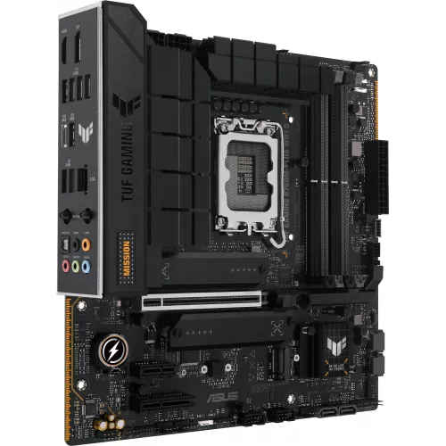 Материнская плата Asus TUF GAMING B760M-PLUS WIFI II Soc-1700 Intel B760 4xDDR5 mATX AC`97 8ch(7.1) 2.5Gg RAID+HDMI+DP