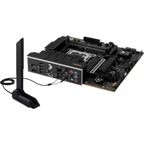 Материнская плата Asus TUF GAMING B760M-PLUS WIFI II Soc-1700 Intel B760 4xDDR5 mATX AC`97 8ch(7.1) 2.5Gg RAID+HDMI+DP