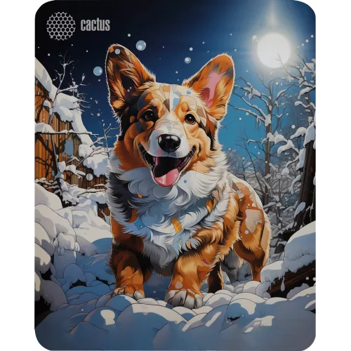 Коврик для мыши Cactus Corgi рисунок 300x250x3мм (CS-MP-D13M)