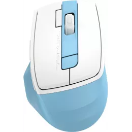 Мышь A4Tech Fstyler FG45CS Air2 голубой/белый оптическая 2000dpi silent беспров. USB для ноутбука 7but (FG45CS AIR2 USB (ICY BLUE))