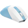 Мышь A4Tech Fstyler FG45CS Air2 голубой/белый оптическая 2000dpi silent беспров. USB для ноутбука 7but (FG45CS AIR2 USB (ICY BLUE))