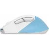 Мышь A4Tech Fstyler FG45CS Air2 голубой/белый оптическая 2000dpi silent беспров. USB для ноутбука 7but (FG45CS AIR2 USB (ICY BLUE))