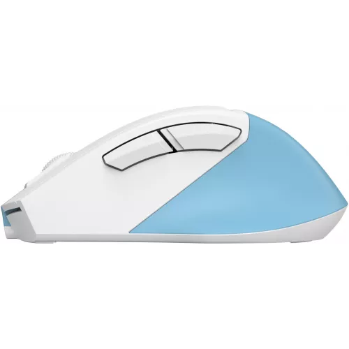 Мышь A4Tech Fstyler FG45CS Air2 голубой/белый оптическая 2000dpi silent беспров. USB для ноутбука 7but (FG45CS AIR2 USB (ICY BLUE))