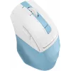 Мышь A4Tech Fstyler FG45CS Air2 голубой/белый оптическая 2000dpi silent беспров. USB для ноутбука 7but (FG45CS AIR2 USB (ICY BLUE))