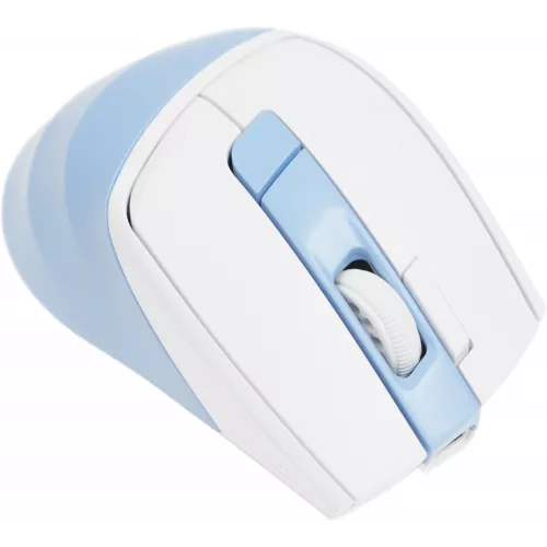 Мышь A4Tech Fstyler FG45CS Air2 голубой/белый оптическая 2000dpi silent беспров. USB для ноутбука 7but (FG45CS AIR2 USB (ICY BLUE))