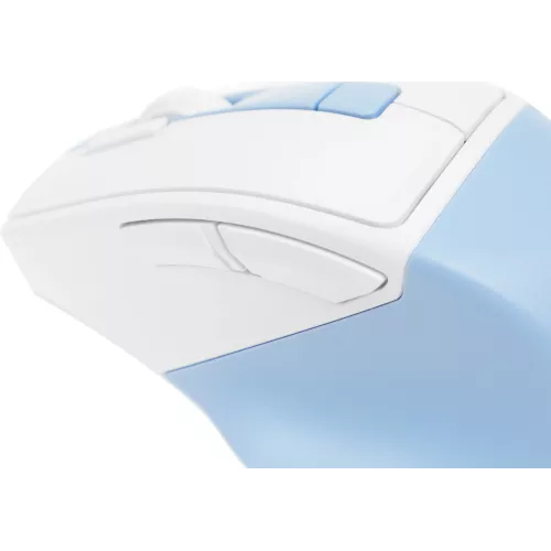 Мышь A4Tech Fstyler FG45CS Air2 голубой/белый оптическая 2000dpi silent беспров. USB для ноутбука 7but (FG45CS AIR2 USB (ICY BLUE))