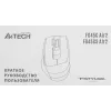 Мышь A4Tech Fstyler FG45CS Air2 голубой/белый оптическая 2000dpi silent беспров. USB для ноутбука 7but (FG45CS AIR2 USB (ICY BLUE))
