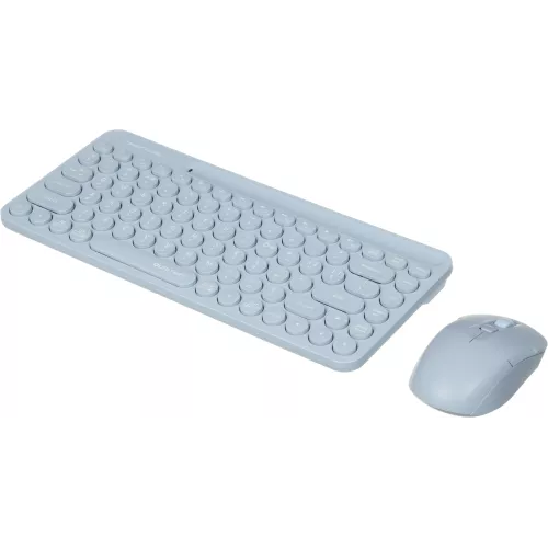 Клавиатура + мышь A4Tech Fstyler FG3200 Air2 клав:синий мышь:синий USB беспроводная slim Multimedia