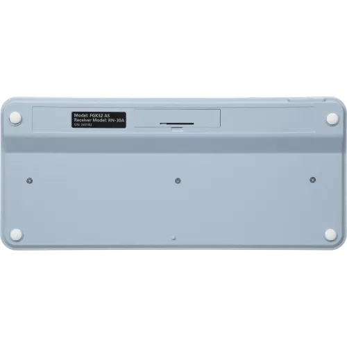 Клавиатура + мышь A4Tech Fstyler FG3200 Air2 клав:синий мышь:синий USB беспроводная slim Multimedia