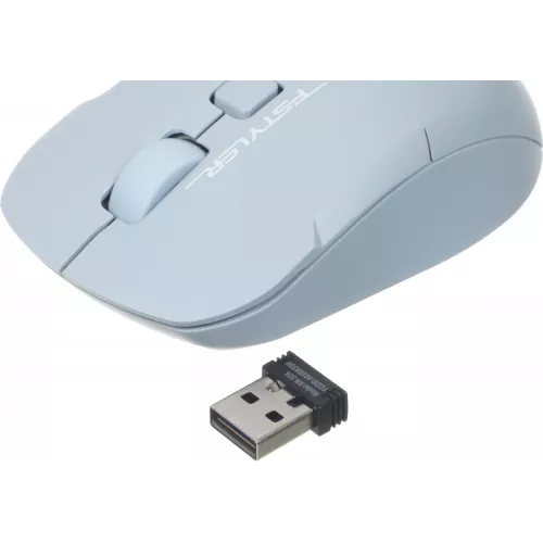 Клавиатура + мышь A4Tech Fstyler FG3200 Air2 клав:синий мышь:синий USB беспроводная slim Multimedia