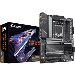 Материнская плата Gigabyte B650 AORUS ELITE AX V2 Socket AM5 AMD B650 4xDDR5 ATX AC`97 8ch(7.1) 2.5Gg RAID+HDMI+DP