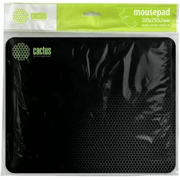 Коврик для мыши Cactus Black Mesh черный 300x250x3мм (CS-MPC-D02M)