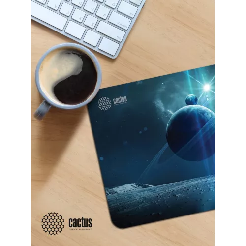 Коврик для мыши Cactus Saturn рисунок 300x250x2мм (CS-MPC-P03M)